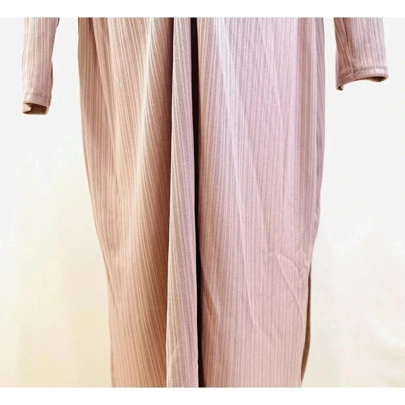 NWT NINE WEST Women Long Sleeve Pullover Round Neck Purple Maxi Dress Size XL - Picture 4 of 14